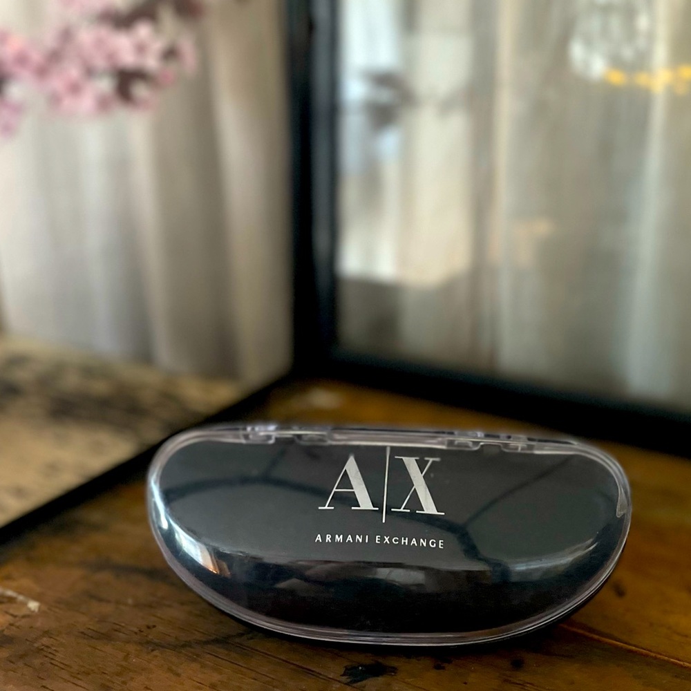 Vintage Giorgio Armani exchange sunglass case 90s 2000s y2k